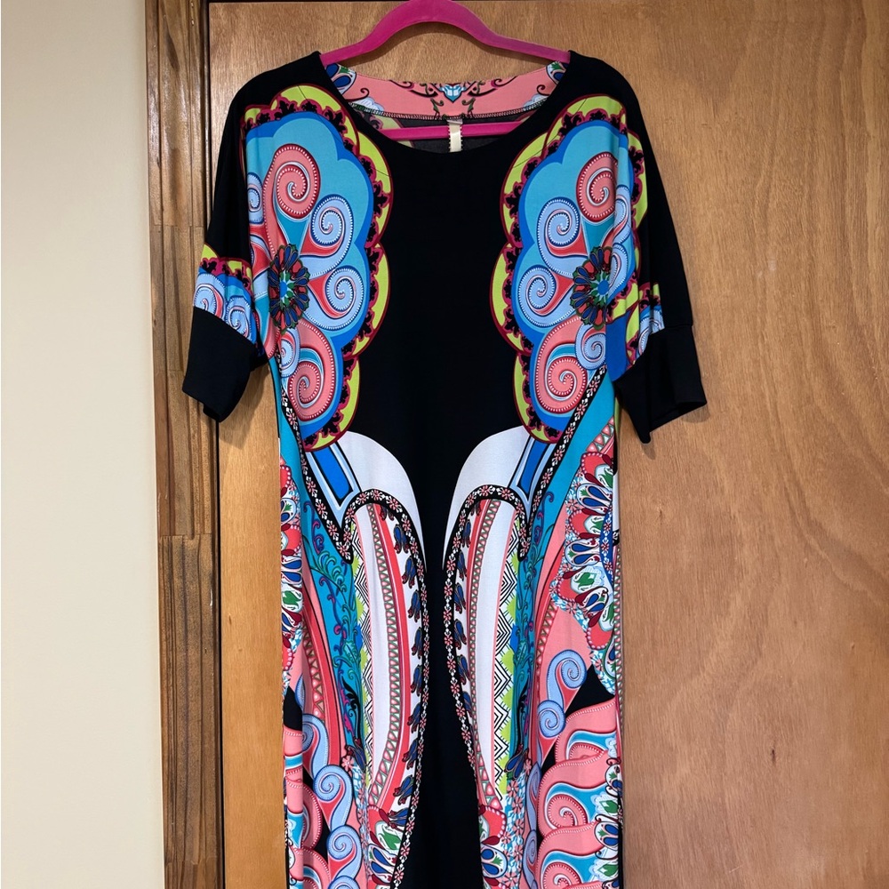 Uncle Frank Medium Abstract Pattern Dress